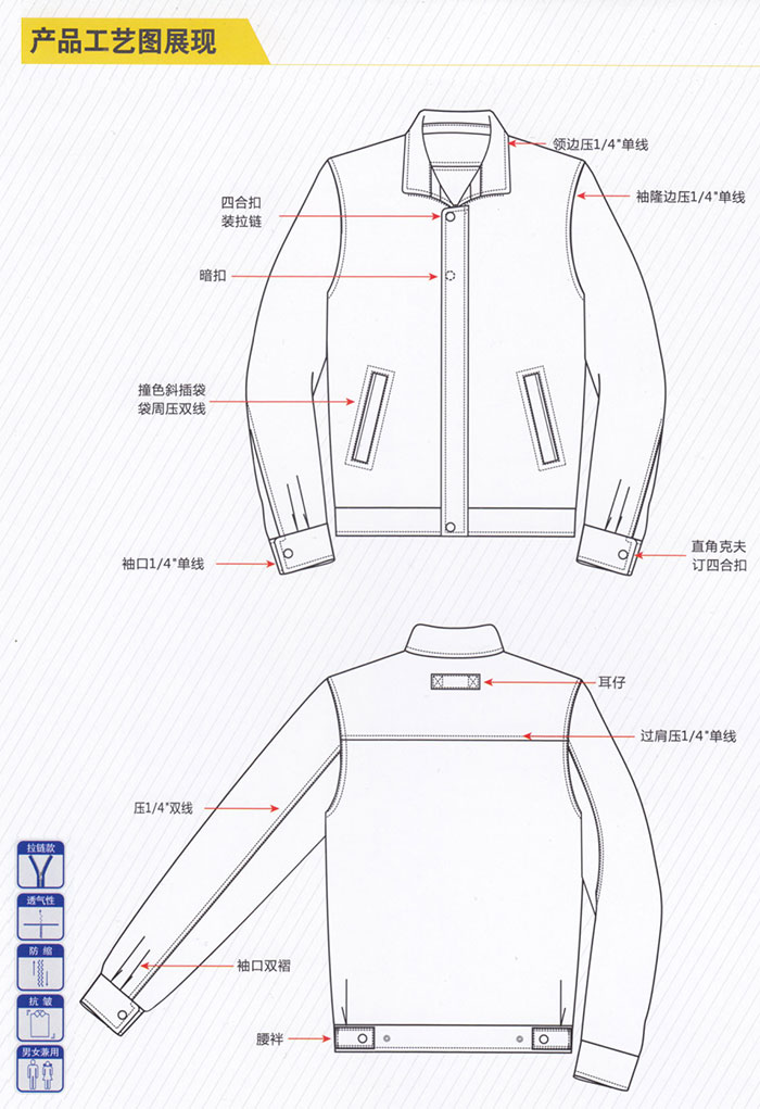 秋冬季廠服工服190110